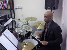 Jeffrey just bought his first drum kit