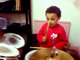 Salomon passed Grade 1 in May 2010 - this is a photo taken 2 years ago