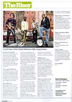 DRummer Magazine issue Jan 2011 - United Vibrations, interview Yussef Dayes